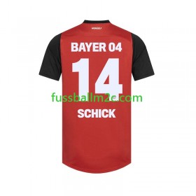 Fußballtrikots Bayer 04 Leverkusen Patrik Schick 14 Heim Trikotsatz 2024-2025